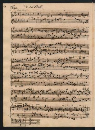 Präludien und Fugen. Auszüge; org; F-Dur; BWV 540b