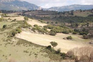 Insel Sardinien - Bergregion : Bergland Supramonte di Oliena, aufgenommen 2006 auf Sardinien