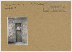 Straßenansicht. Berlin, Lichtenberg, Friedrichsfelde, Wilhelmstraße 4 (seit 1976 Alfred-Kowalke-Straße)