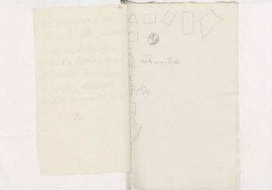Geometrische Berechnungen von Karoline Luises Hand.