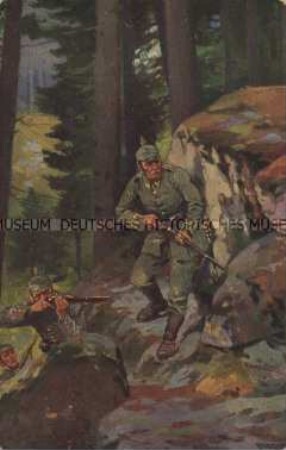 Soldaten auf Vorposten