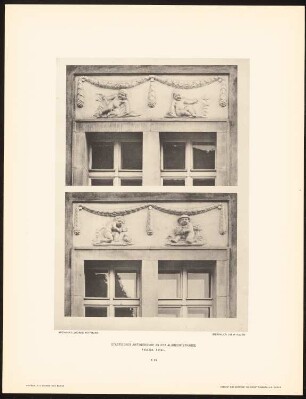 Städtisches Amtsgebäude an der Albrechtstraße, Berlin: Detail (aus: Neubauten der Stadt Berlin, Bd. XI, 1912)