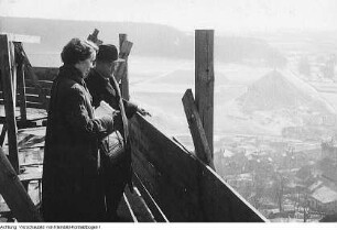 Ralbitz-Rosenthal, Schneeberg, Kirche mit Orgel, März 1952