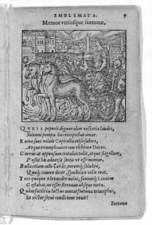 Memor vtriusque fortunae.