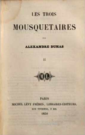 Les trois mousquetaires, 2
