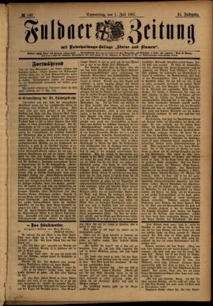 Ausgabe vom Donnerstag, den 01. Juli 1897.