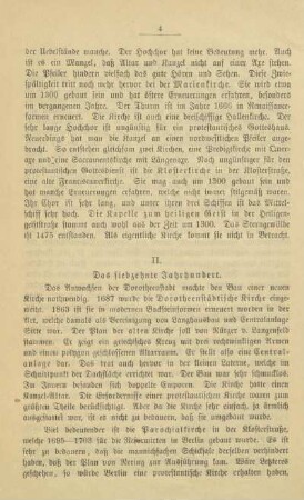 II. Das siebzehnte Jahrhundert