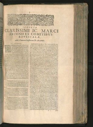 Ad I. Volumen Consiliorum D. Alexandri.