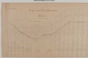 Linie Hennef - Asbach, Blatt 10: Lage- und Höhenplan in und um Gleisanschluss Limbergskopf