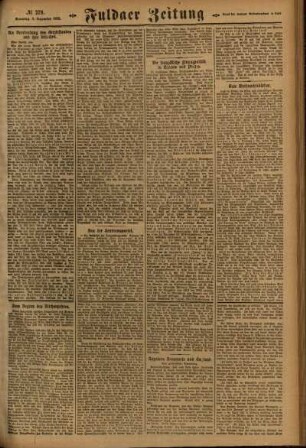 Zweite Ausgabe vom Sonntag, den 03. Dezember 1922.