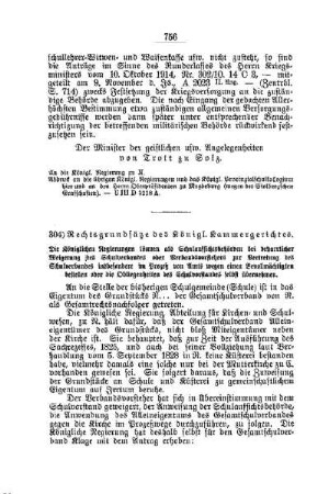 Rechtsgrundsätze des Königl. Kammergerichts : [G. Öffentliches Volksschulwesen]