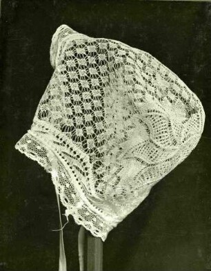 Haube gestrickt, Erkenbertmuseum Frankenthal