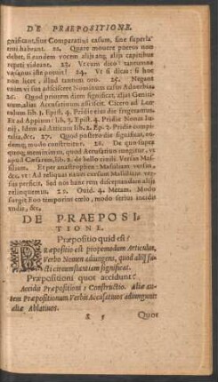 De Praepositione.