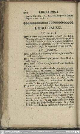 Libri Omissi