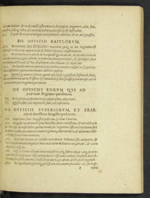 De Officiis Eorum Qui Ad peditum Regimen pertinent.