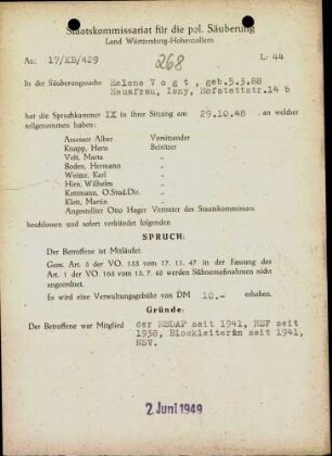 Vogt, Helene