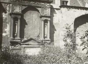 Wandgrabmal : Dresden. Alter Annenfriedhof. Wandgrabmal (18. Jh.)