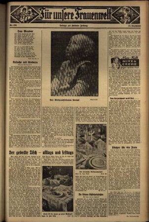 Zweite Ausgabe vom Mittwoch, den 23. Dezember 1936.