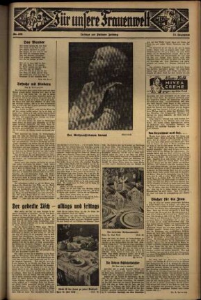 Zweite Ausgabe vom Mittwoch, den 23. Dezember 1936.
