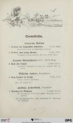 Gemälde (Nr. 1-188)