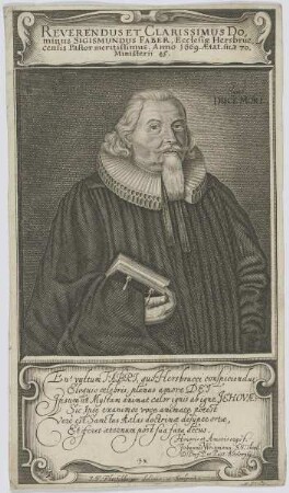 Bildnis des Sigismundus Faber
