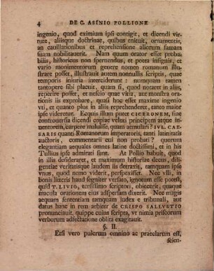 Vindiciae optimorum Latinitatis auctorum adversus iniquum censorem C. Asinium Pollionem