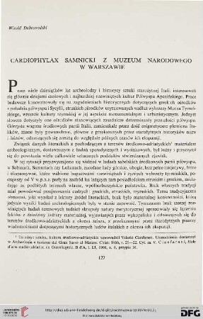 18: Cardiophylax samnicki z Muzeum Narodowego w Warszawie