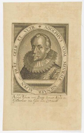 Bildnis des Adolph van Meurs Nieaner Alpen