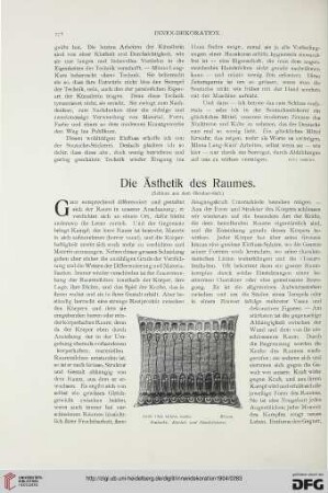 Die Ästhetik des Raumes, [2]