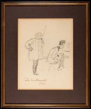 [Bildnis Ferruccio Busoni mit Schüler] : Der Unterricht (1903)
