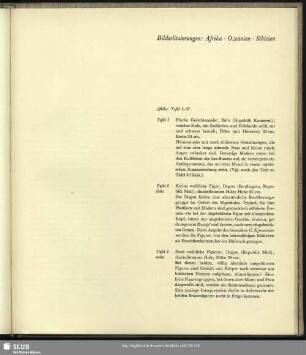 Bilderläuterungen: Afrika - Ozeanien - Sibirien