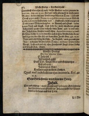 474-484, Fuenffte Predigt