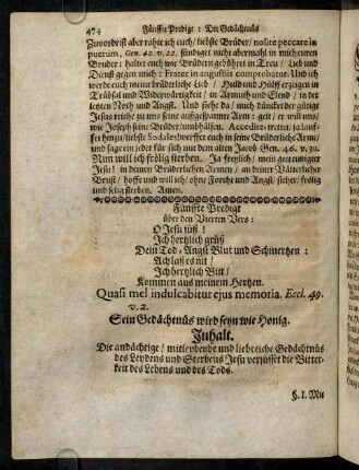 474-484, Fuenffte Predigt