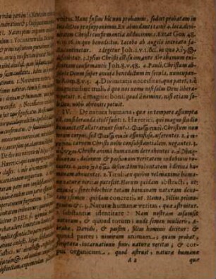 Continens Synopsin Totius Articuli de Christo