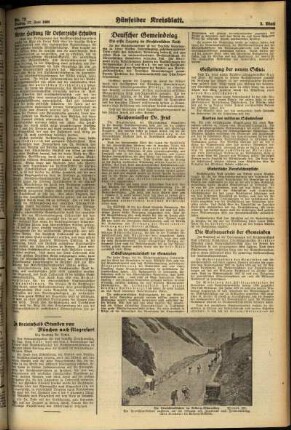 Zweite Ausgabe vom Freitag, den 17. Juni 1938.