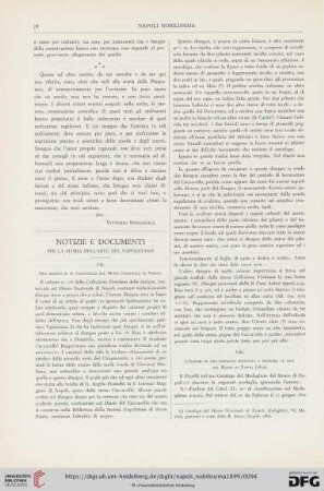Notizie e documenti