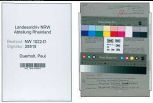 Entnazifizierung Paul Duerholt , geb. 18.06.1882 (Schreiner)