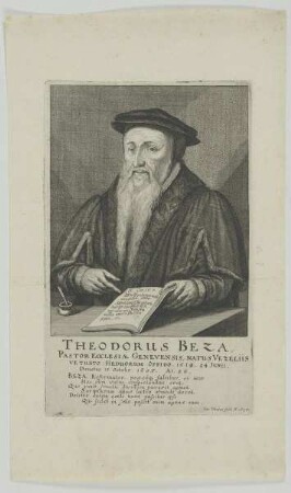 Bildnis des Theodorus Beza