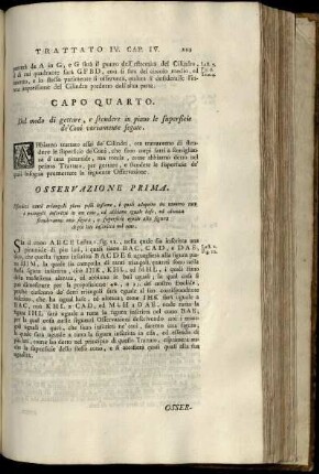 Capo 4. Della projezione delle superficie de' coni variamente segate.