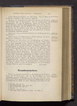 Traubenzucker.