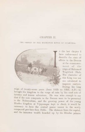 Chapter II. The origin of the Bahmanee kings of Gulburga