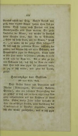 Heereszuege der Gallier. 280 vor Chr. Geb