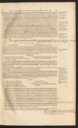 Per quas personas nobis acquiritur. Titulus IX.