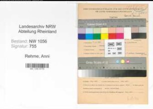 Entnazifizierung Anni Rehme , geb. 11.05.1909 ()