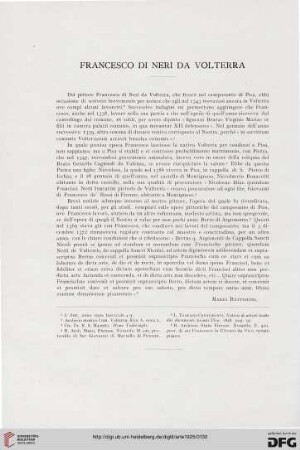 Francesco di Neri da Volterra