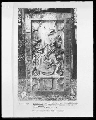 Grabstein des Friedrich von Egloffstein, gestorben 1469
