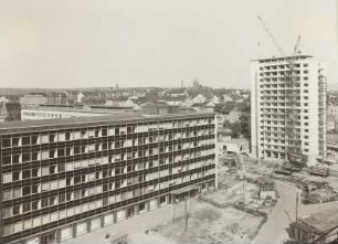Chemnitz, Brückenstraße, Neubauten, 1966