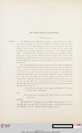 III.2 Persönliche Nachrichten