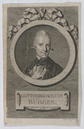 Bildnis des Gottfried August Bürger