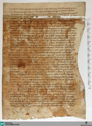 Fragment - Cod. Aug. Fr. 109